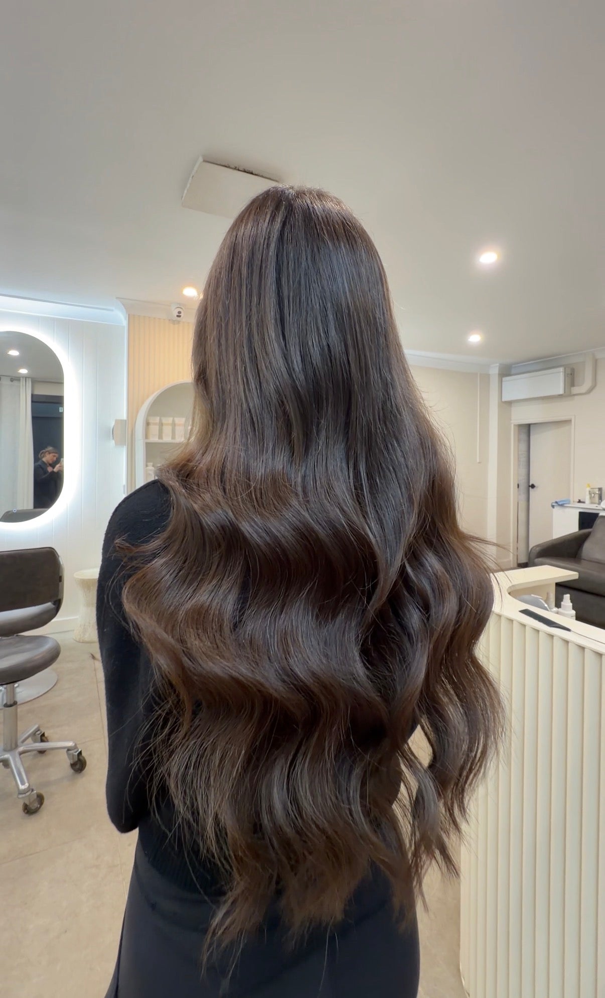 After premium Keratin Bond extensions Sydney